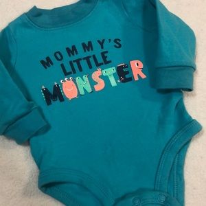 Long sleeve infant onesie
